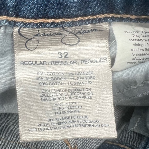 Jessica Simpson Women's Blue Sunset Boot Cut Jeans sz 32 - Picture 4 of 6